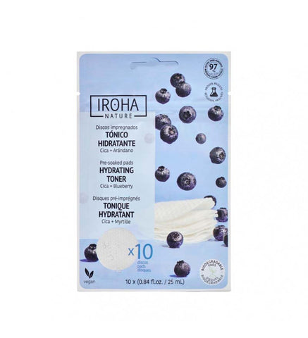 Disques imprégnés. Tonique hydratant - {{b4bf8c3340e394444c5a0660f0895577b8}}}}
