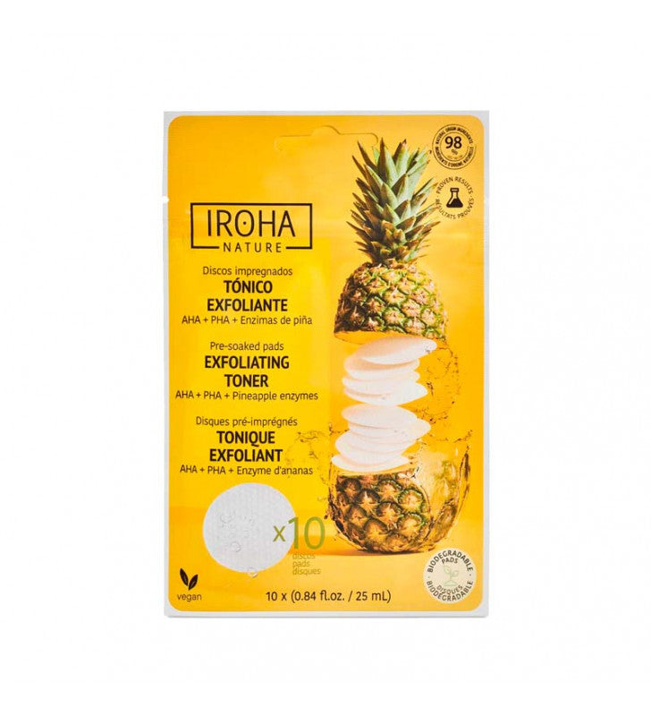Disques imprégnés. Toner exfoliant - {{b4bf8c3340e394444c5a0660f0895577b8}}}} thumbnail