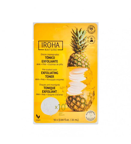 Disques imprégnés. Toner exfoliant - {{b4bf8c3340e394444c5a0660f0895577b8}}}}