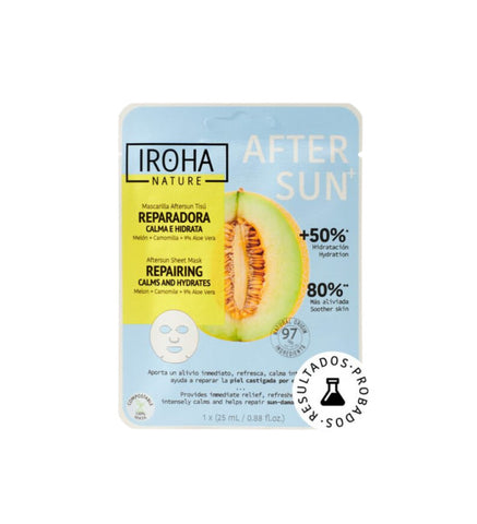 Masques après-soleil. Réparation - Iroha Nature}