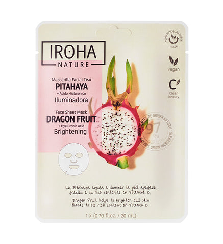 Natural Extracts. Masque illuminant Pitahaya - IROHA NATURE}