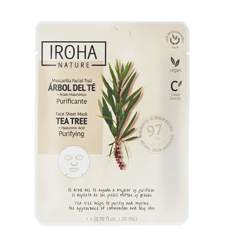 Natural Extracts. Masque purifiant à l'arbre à thé - {IROHA NATURE}. thumbnail