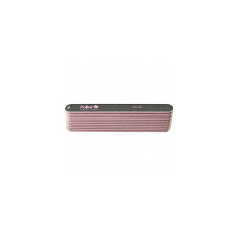 Pollié - Pack 12 limes à ongles 100/180 Professional