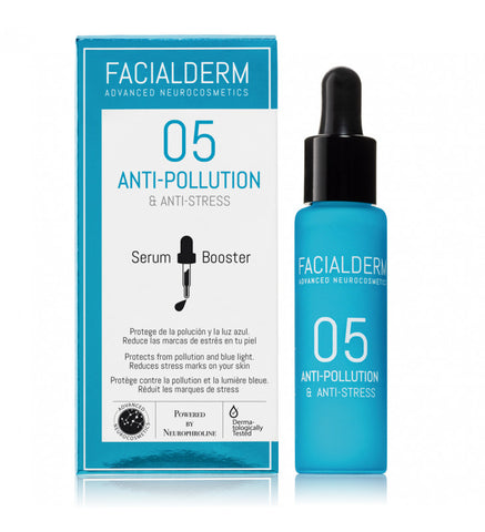 Sérum Booster. 05 Anti-Pollution et Anti Light-Blue - FACIALDERM}.